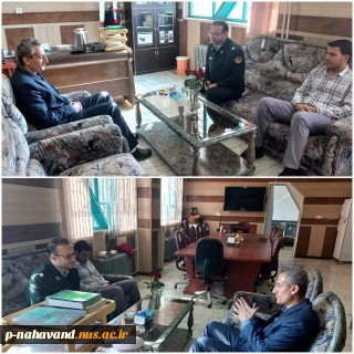 جلسه با سرگرد محمدی رئیس کلانتری ۱۲ نهاوند