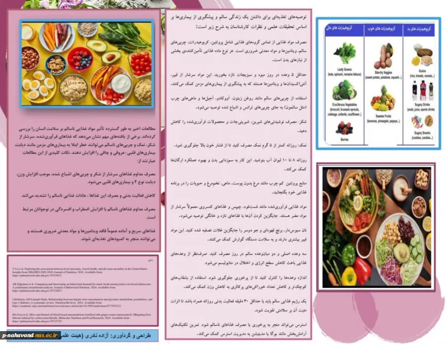 بسیج ملی تغذیه سالم گرامی باد. 3