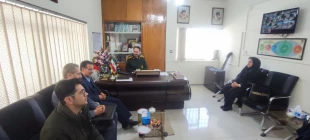 دیدار اعضاء شورای مرکز کارآفرینی و رشد شهرستان با فرمانده سپاه ناحیه نهاوند 7