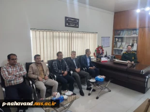 دیدار ریاست و کارکنان آموزشکده با فرمانده و کادر سپاه ناحیه نهاوند به مناسبت گرامیداشت دوم اردیبهشت سالروز تاسیس سپاه پاسداران انقلاب اسلامی  2