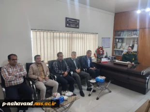 دیدار ریاست و کارکنان آموزشکده با فرمانده و کادر سپاه ناحیه نهاوند به مناسبت گرامیداشت دوم اردیبهشت سالروز تاسیس سپاه پاسداران انقلاب اسلامی  3