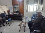 دیدار ریاست و کارکنان آموزشکده با فرمانده و کادر سپاه ناحیه نهاوند به مناسبت گرامیداشت دوم اردیبهشت سالروز تاسیس سپاه پاسداران انقلاب اسلامی  4