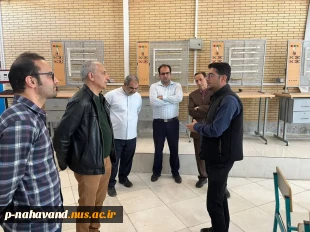بازدید میدانی مهندس شهبازی، فرزند خیّر بزرگ نهاوند، زنده‌یاد حاج حشمت شهبازی، از دانشگاه ملی مهارت یادگار پدر 2