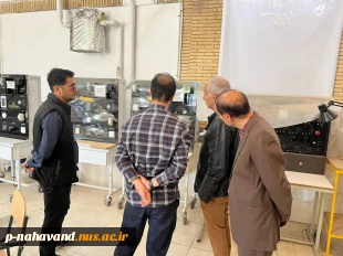 بازدید میدانی مهندس شهبازی، فرزند خیّر بزرگ نهاوند، زنده‌یاد حاج حشمت شهبازی، از دانشگاه ملی مهارت یادگار پدر 6
