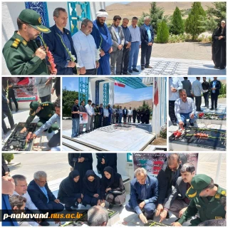 به مناسبت هفته بزرگداشت آزادسازی خرمشهر و عملیات غرورآفرین الی‌بیت‌المقدس، مراسمی معنوی غبارروبی یادمان شهدای گمنام