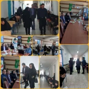 بازدید خانم دکتر سلطانزاده نماینده مرکز نظارت و ارزیابی و تضمین کیفیت دانشگاه ملی مهارت از روند برگزاری امتحانات 2