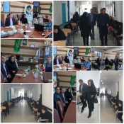 بازدید خانم دکتر سلطانزاده نماینده مرکز نظارت و ارزیابی و تضمین کیفیت دانشگاه ملی مهارت از روند برگزاری امتحانات 3