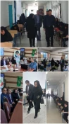 بازدید خانم دکتر سلطانزاده نماینده مرکز نظارت و ارزیابی و تضمین کیفیت دانشگاه ملی مهارت از روند برگزاری امتحانات 4